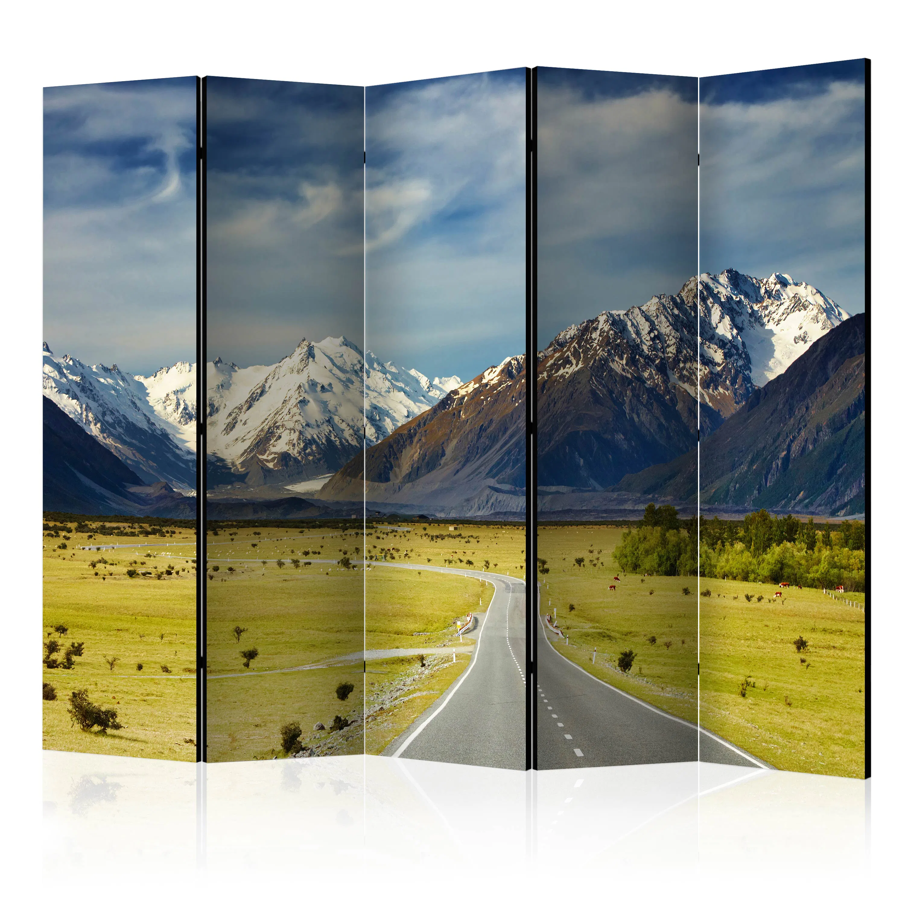 Rumsavdelare Skärmvägg Arkiio Southern Alps New Zealand II 225x172 cm