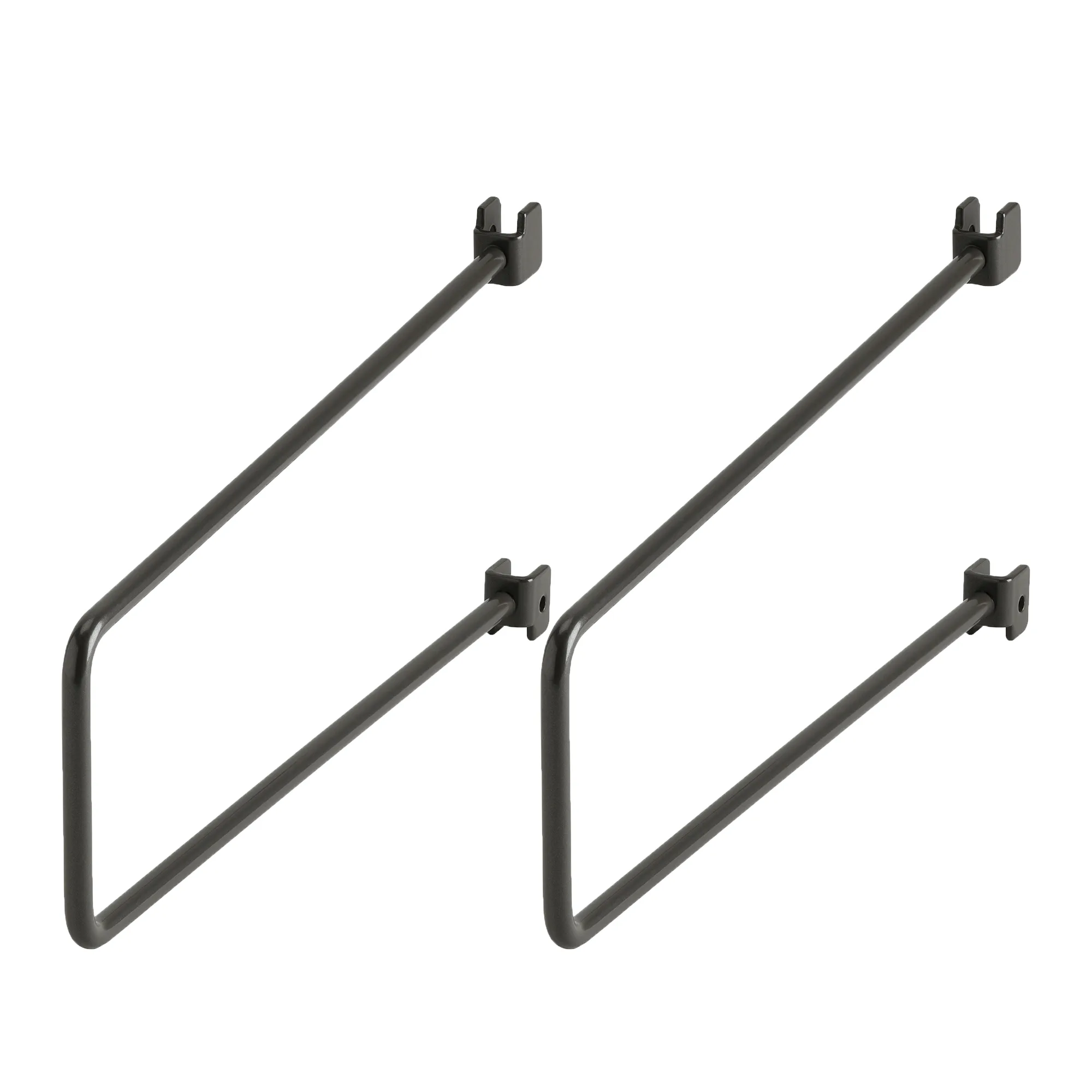 Bokstöd för skena 250 mm Graphite, 2-pack Graphite