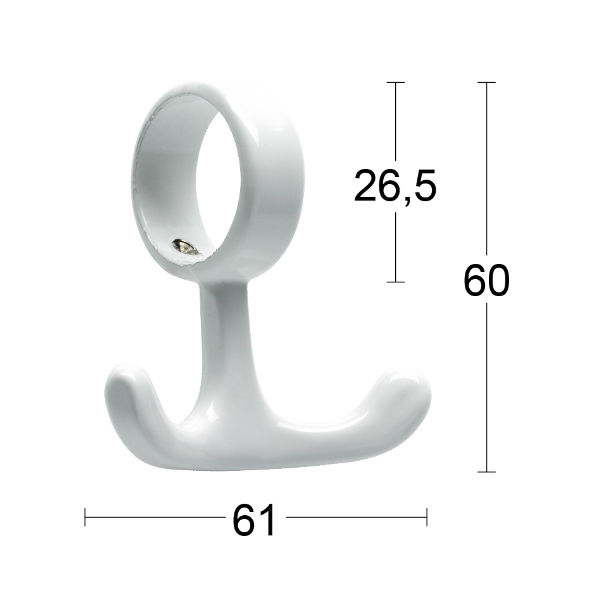 Hyllkrok Habo Iris 3-pack