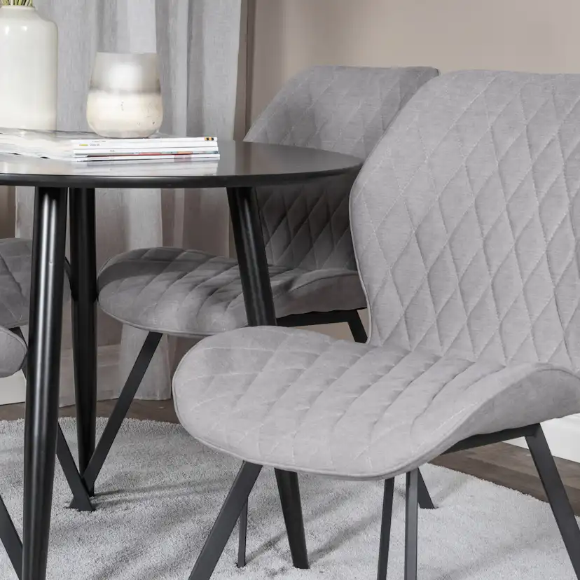 Matgrupp Venture Home Plaza med 4st Gemma Stolar