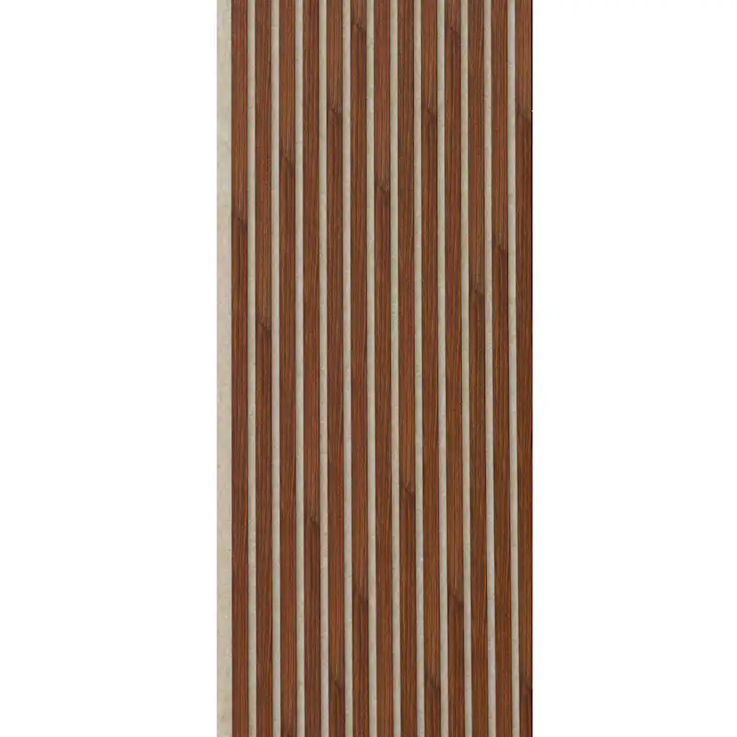 Akustikpanel Harmoni VALNÖT beige filt 2590x615x20 Valnöt