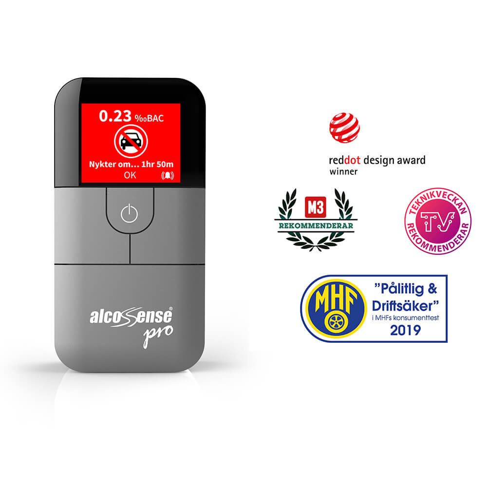 Alkoholmätare Alcosense Pro Bränslecellsensor & BlowCoach Teknik
