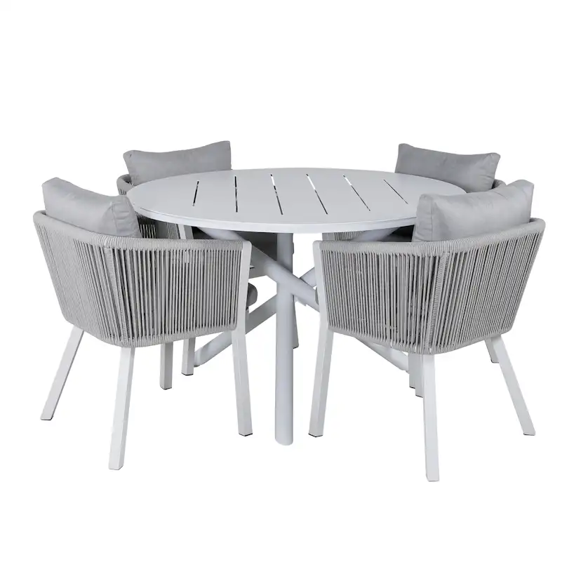 Matgrupp Venture Home Alma med 4 Virya Stolar