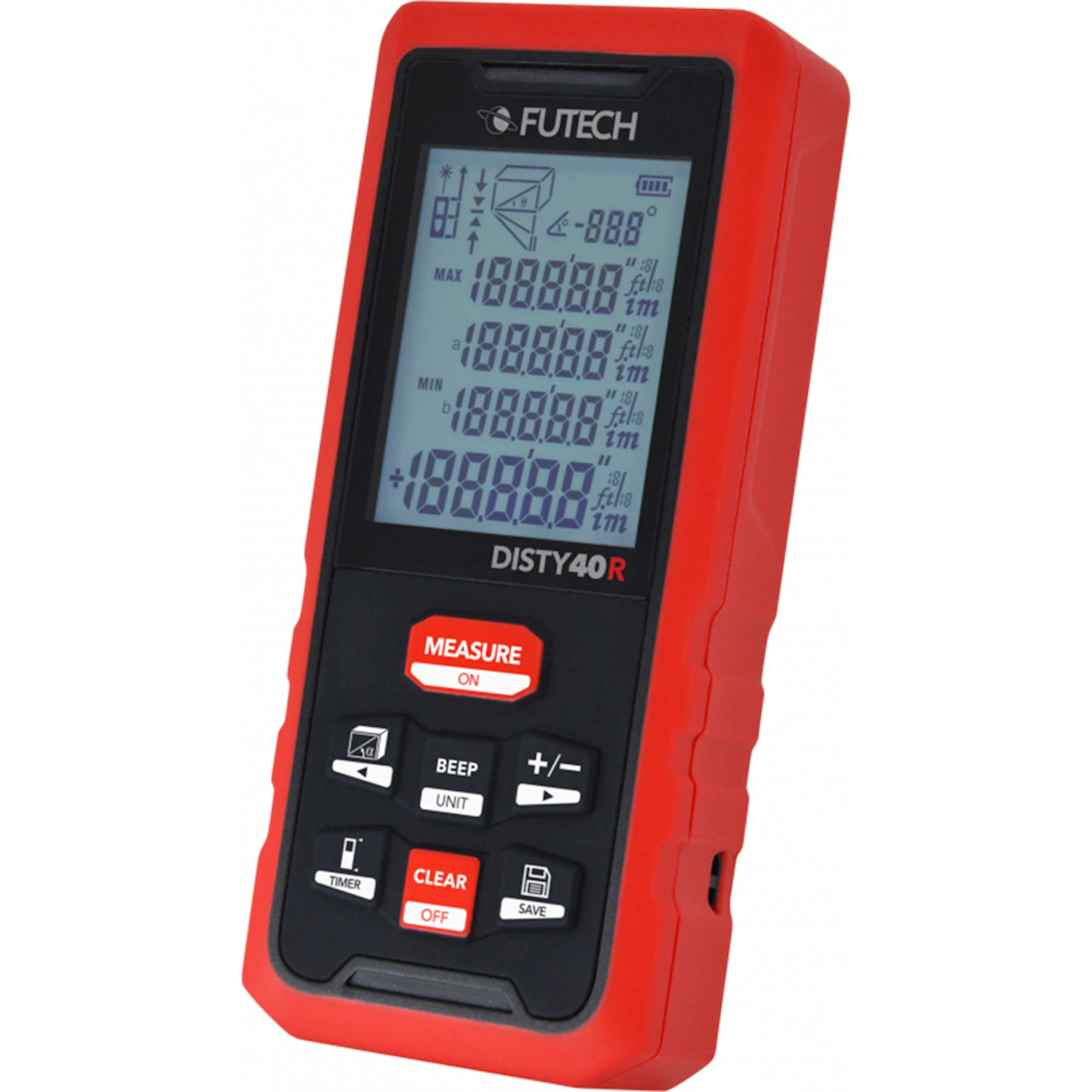 Avståndsmätare Futech Disty 40R Laser 40 m