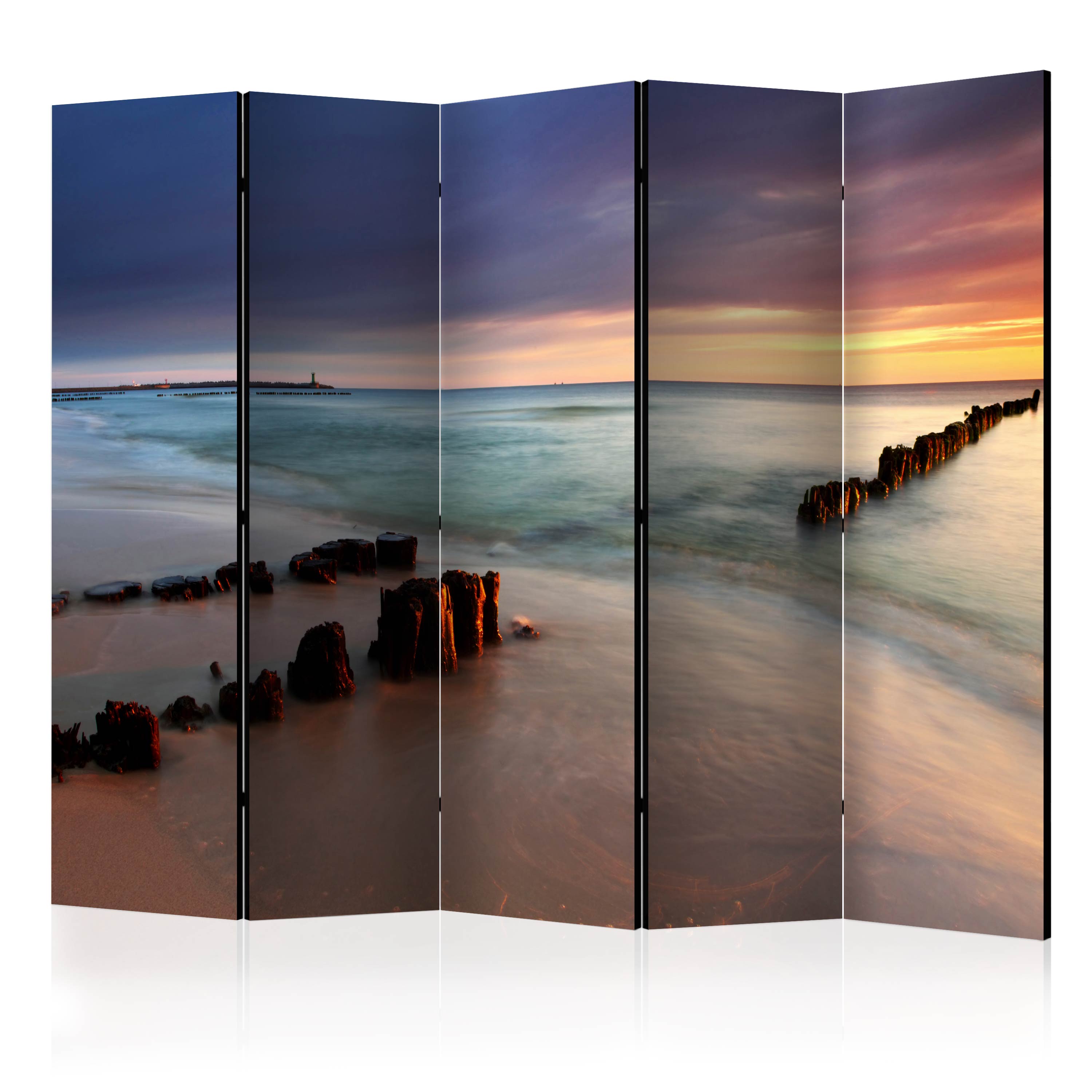 Rumsavdelare Skärmvägg Arkiio Beach Sunrise II 225x172 cm