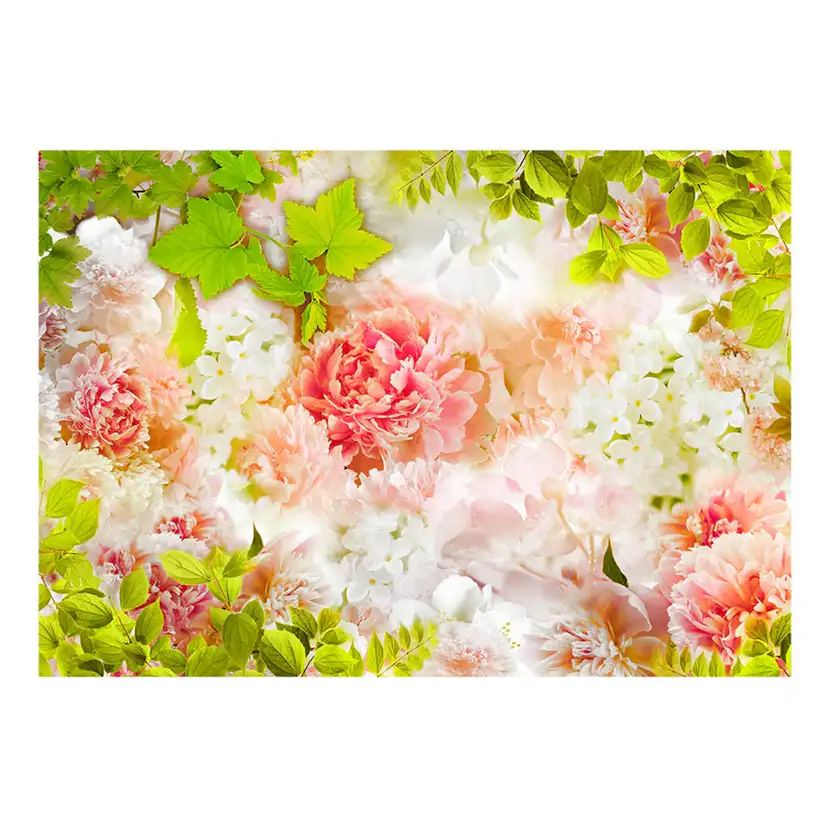 Fototapet Arkiio Självhäftande Bright Peonies