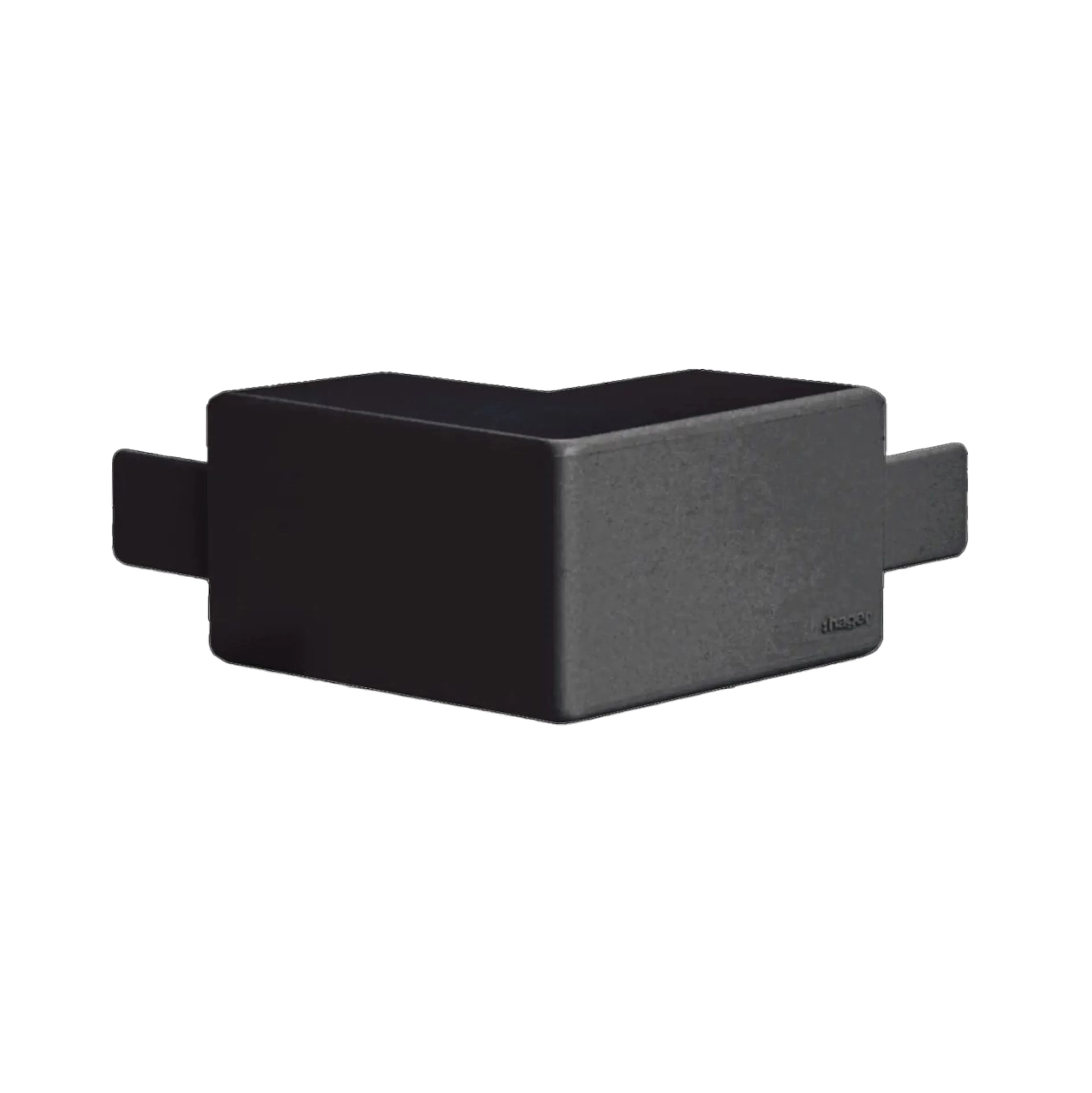 Ytterhörn till Matarkanal Hager LF/LFH 20 x 35 mm Halogenfri Svart RAL 9011