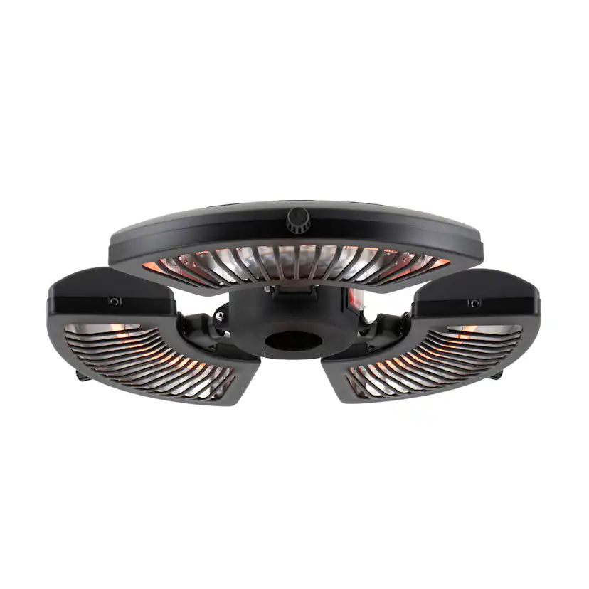Terassvärmare HORTUS Parasoll 800/1600/2400 W Svart