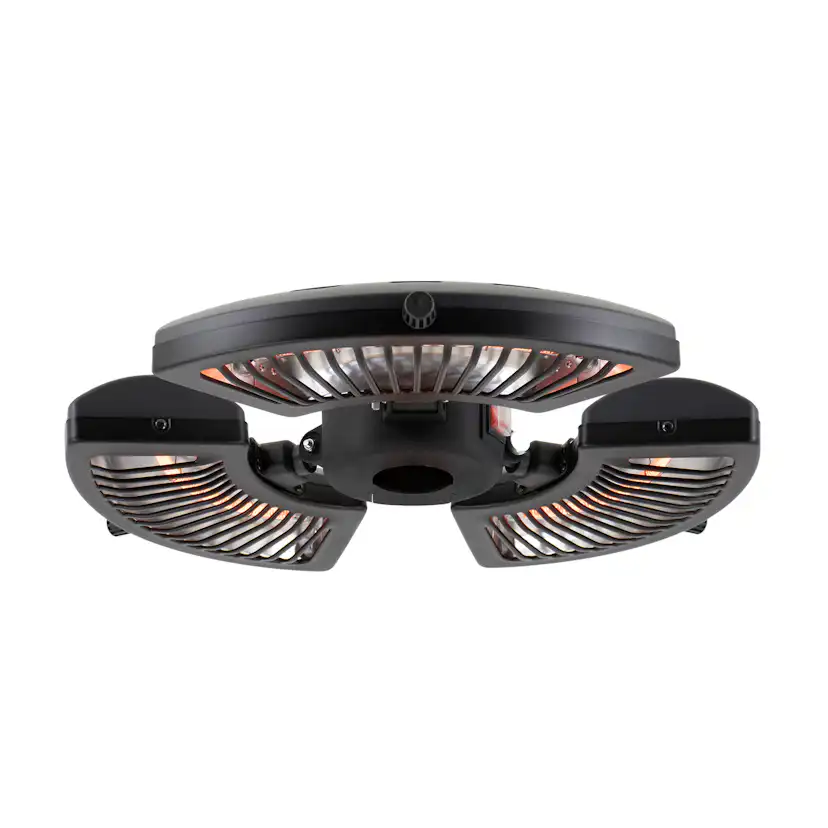 Terassvärmare Hortus Parasoll 800/1600/2400 W Svart