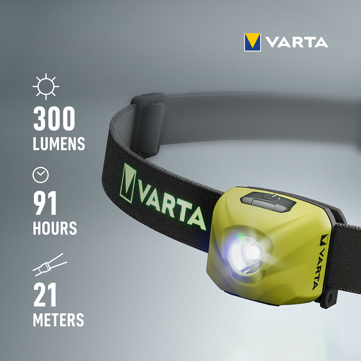 Pannlampa Varta Outdoor Sports Ultralight H30R 300 lm