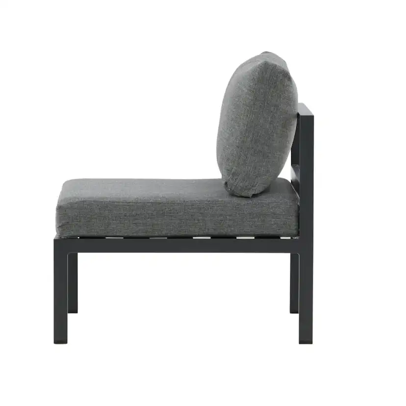 Copacabana Middle Part - Black Alu / Grey Cushion Black Alu / Grey Cushion