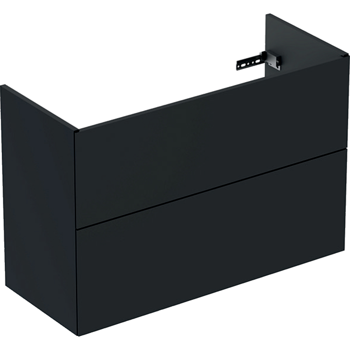 Ifö Elegant underskåp för möbeltvättställ, med två lådor, ko Svart, 900x600 mm