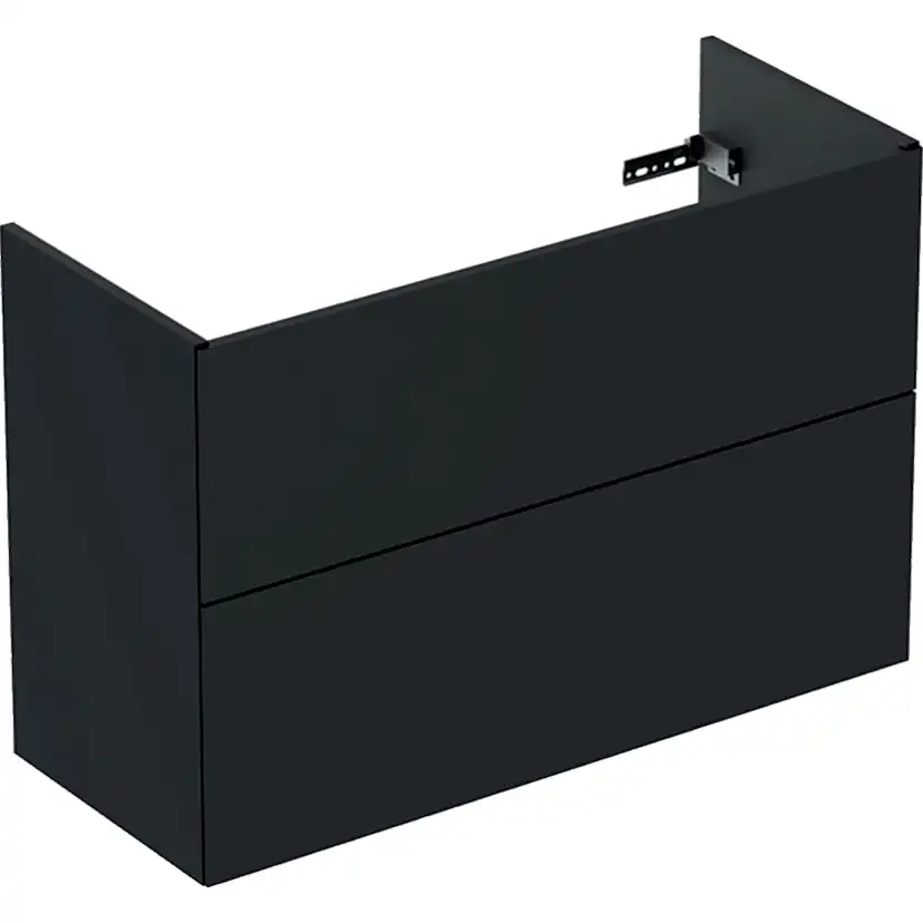Ifö Elegant underskåp för möbeltvättställ, med två lådor, ko Svart, 900x600 mm