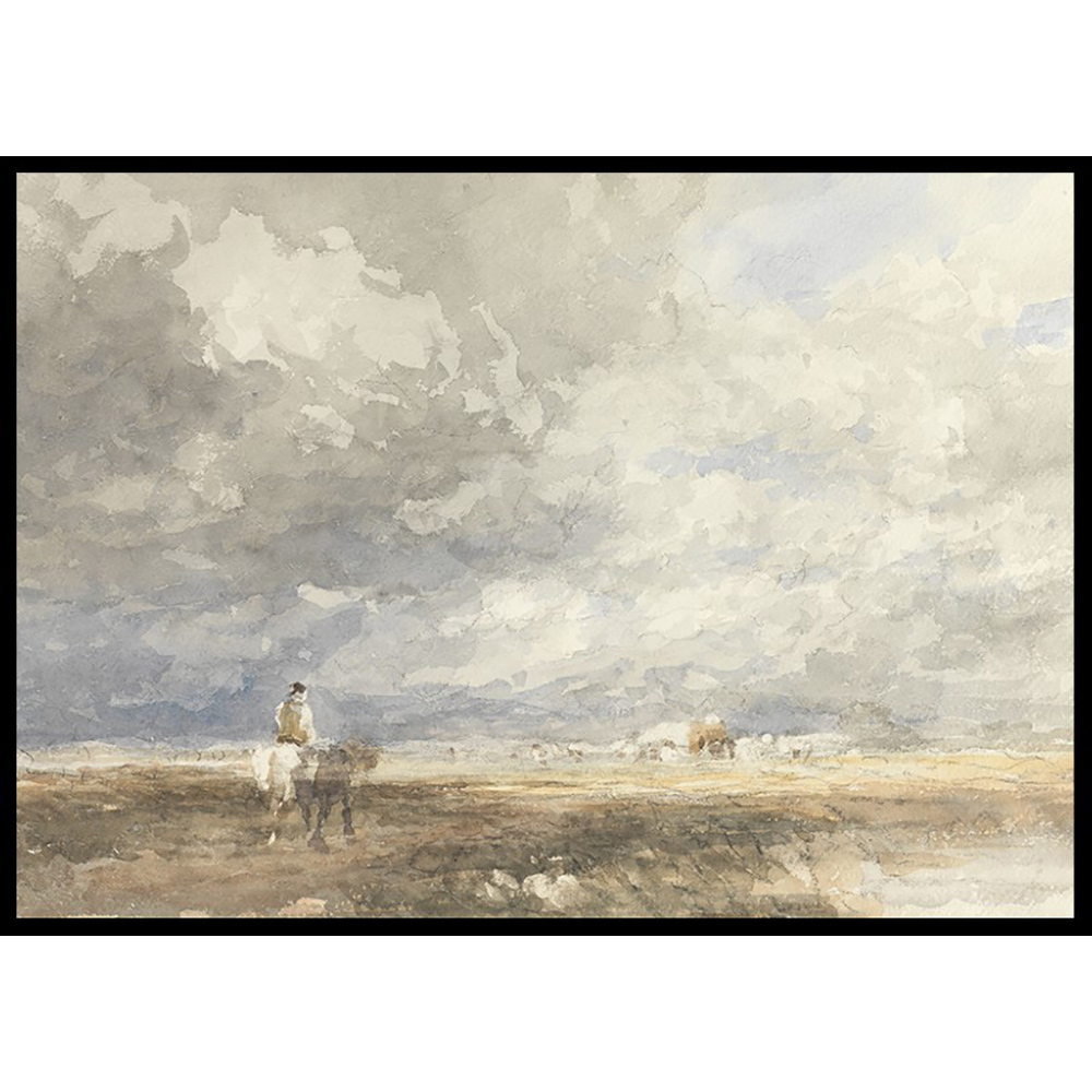 Poster Gallerix Going To The Hayfield By David Cox