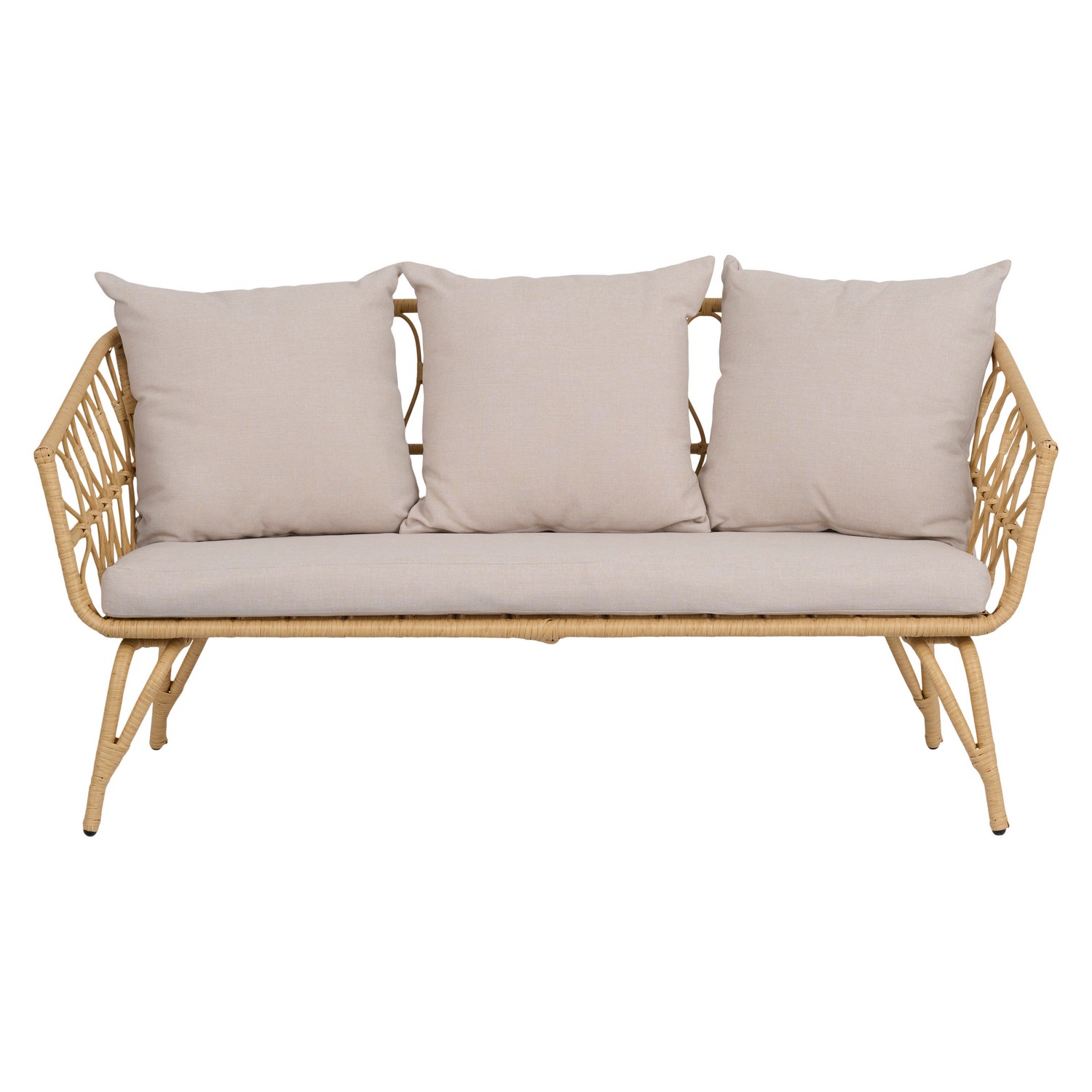Loungeset ENVY DESIGN Magrethe Utemöbler med Dynor i Rotting