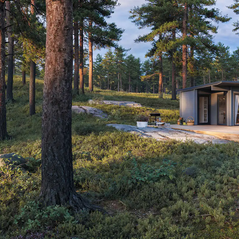 Trädgårdshus Palmako Cecilia 34,6 m2