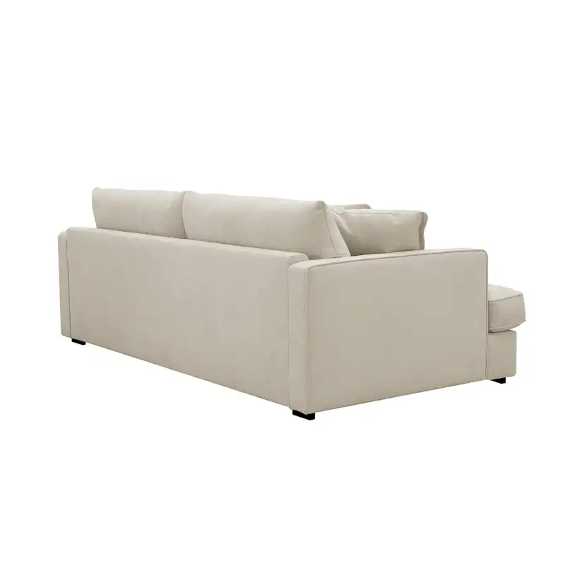 Soffa Scandinavian Choice Rossita Lyx 2,5-sits Extra djup i Tyg Storm 02, Beige Tygx