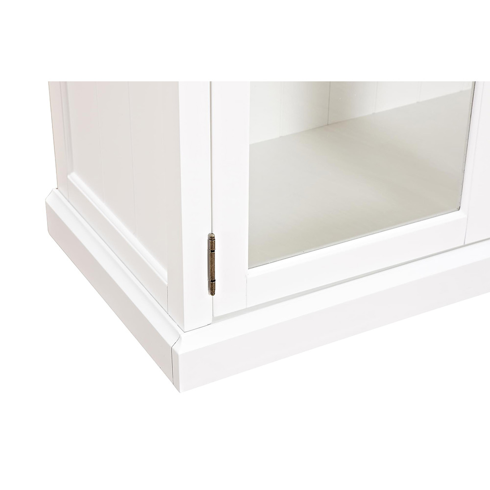 Vitrinskåp In Living Hampton 100 cm 3 Hyllor 2 Dörrar