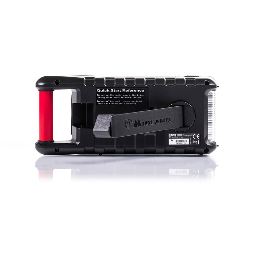 Nödradio Power Bank Midland ER300 Röd/Svart