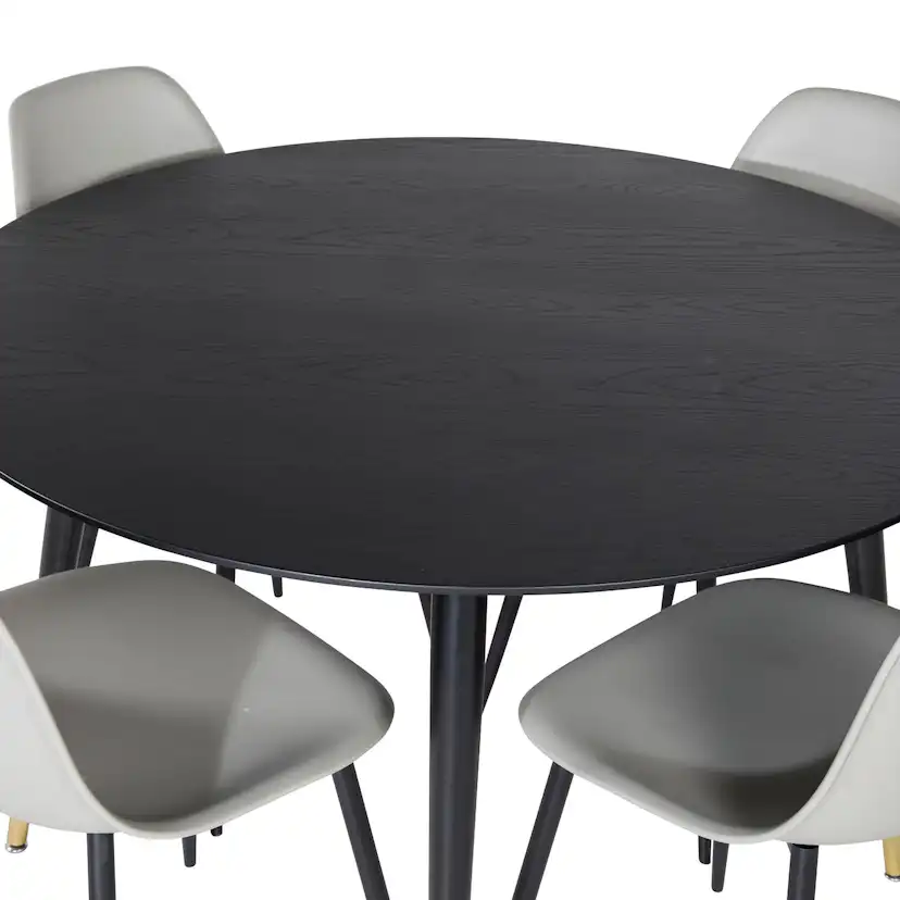 Matgrupp Venture Home Dipp Ø115 cm med 4 Polar Plast Stolar