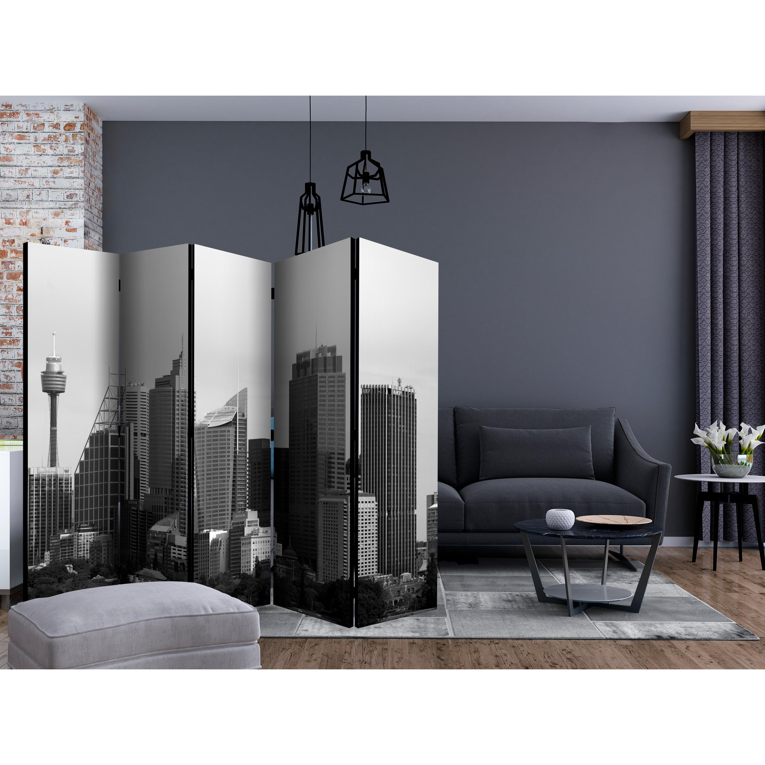 Rumsavdelare Skärmvägg Arkiio Skyscrapers in Sydney II 225x172 cm