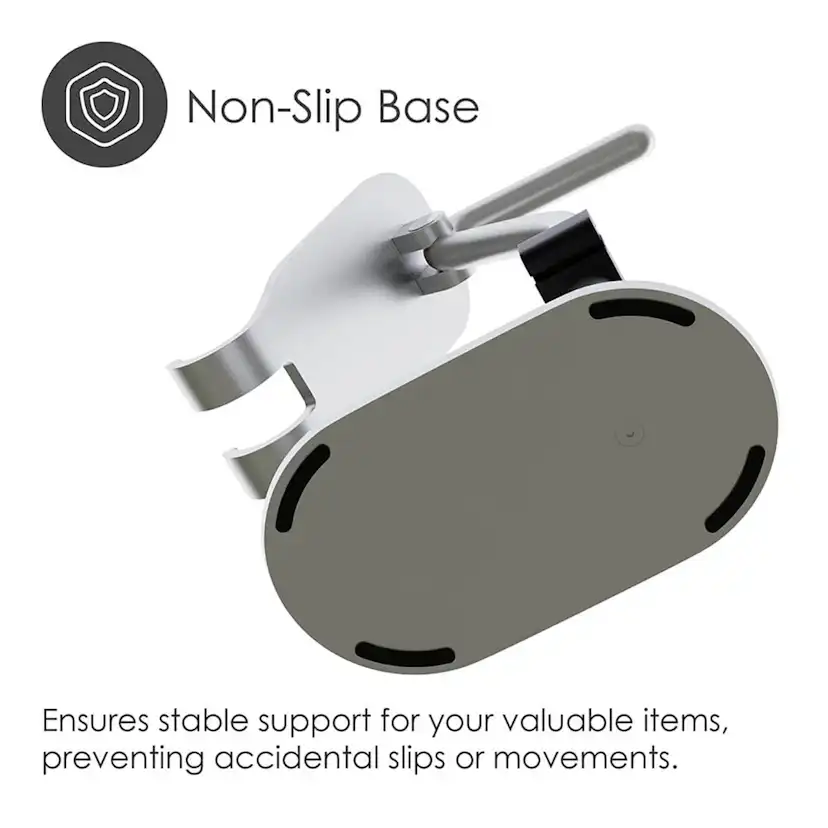 Övriga Mobiltillbehör DESIRE2 Hörlursställ och Mobiltelefonhållare Headrest Pro Silver
