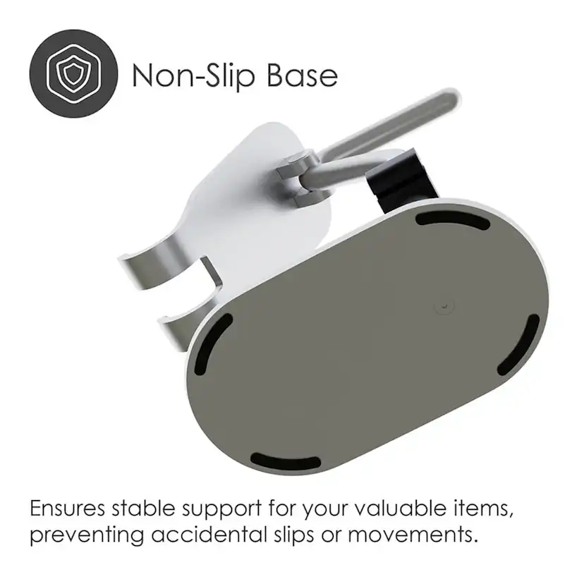 Övriga Mobiltillbehör DESIRE2 Hörlursställ och Mobiltelefonhållare Headrest Pro Silver