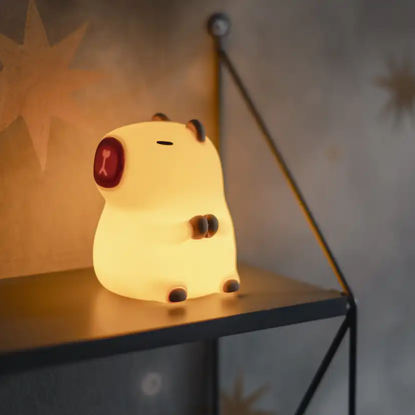 LED-Nattlampa Star Trading Functional Capybara USB