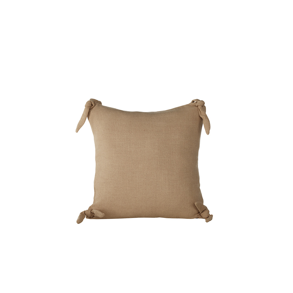 Nora Cushion Cover Linen Viscouse - Brown Brun