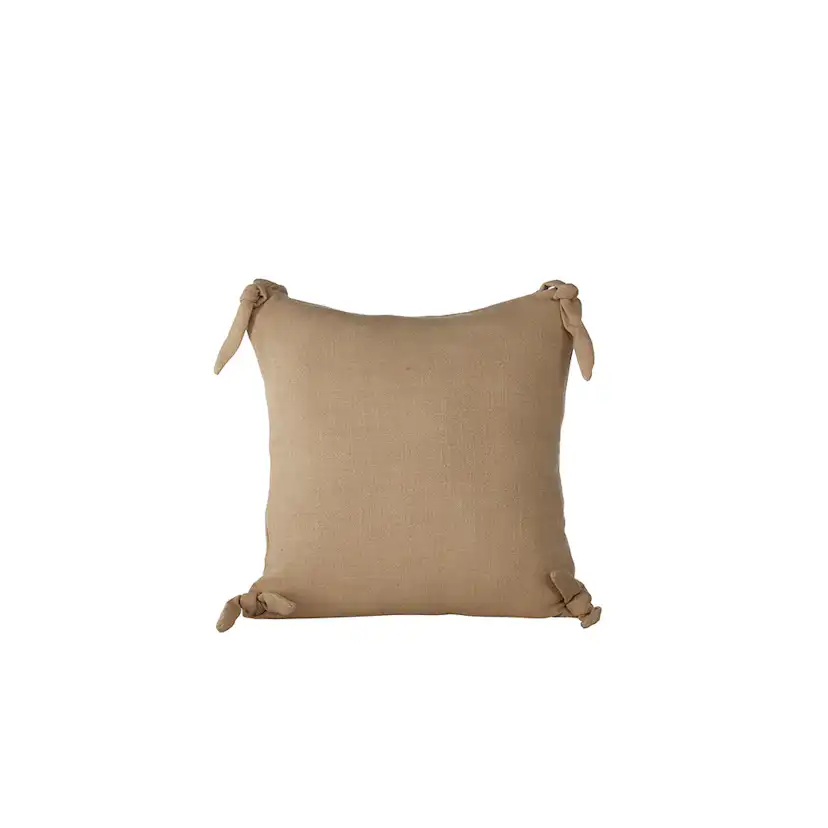 Nora Cushion Cover Linen Viscouse - Brown Brun