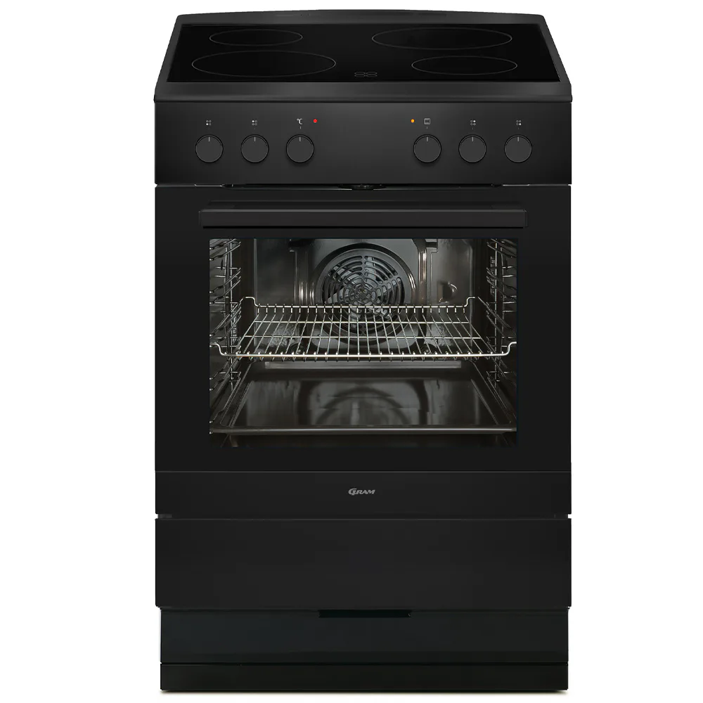 Glaskeramikspis GRAM EK 5600-90 VF MB Svart