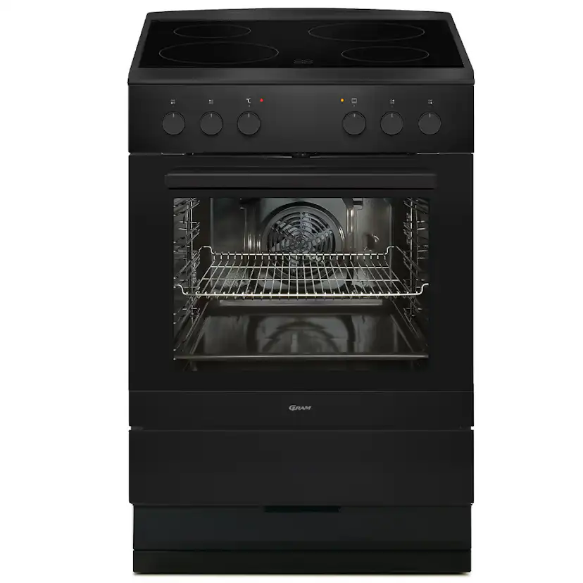 Glaskeramikspis GRAM EK 5600-90 VF MB Svart