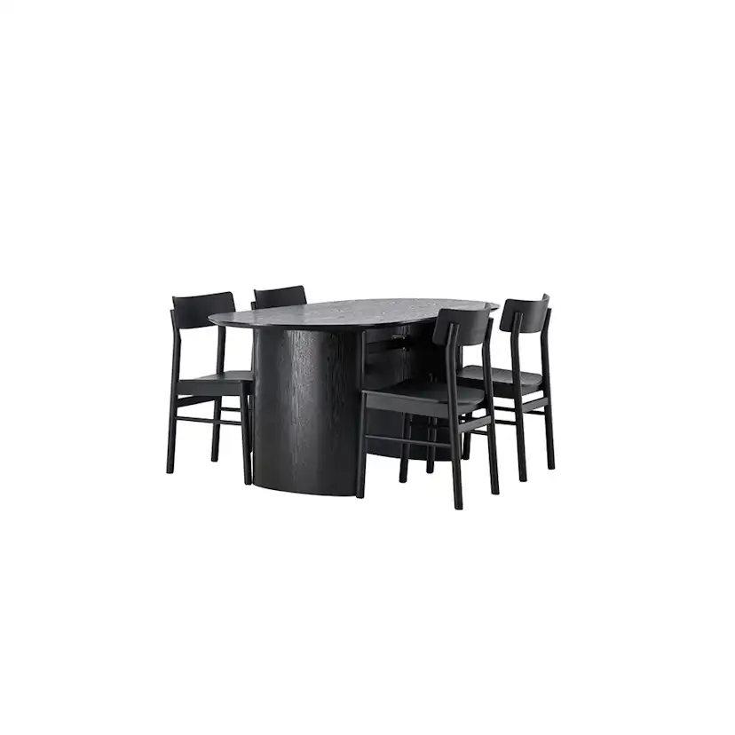 Matgrupp Venture Home Isolde med 4 st Montros stolar