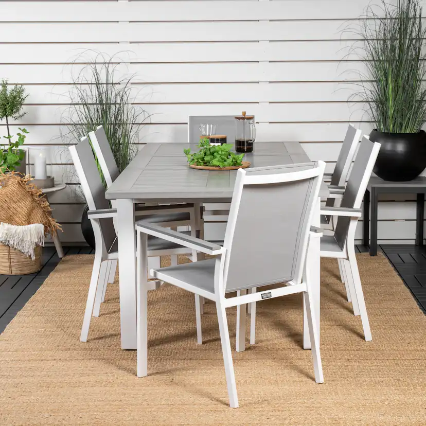 Matgrupp Venture Home Aleyna 152/210 med 6 Pincy Stolar