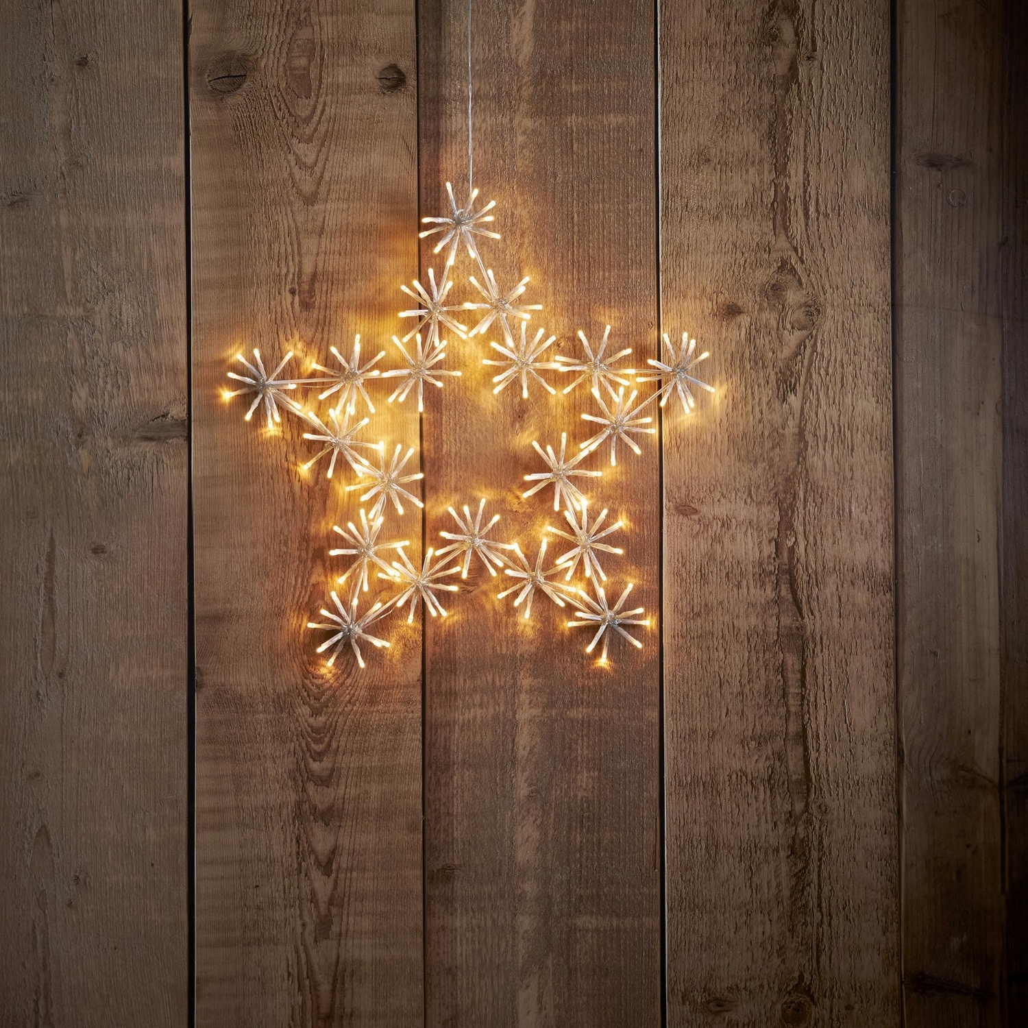 Ljusdekoration Star Trading Flower Star LED Julstjärna Utomhus