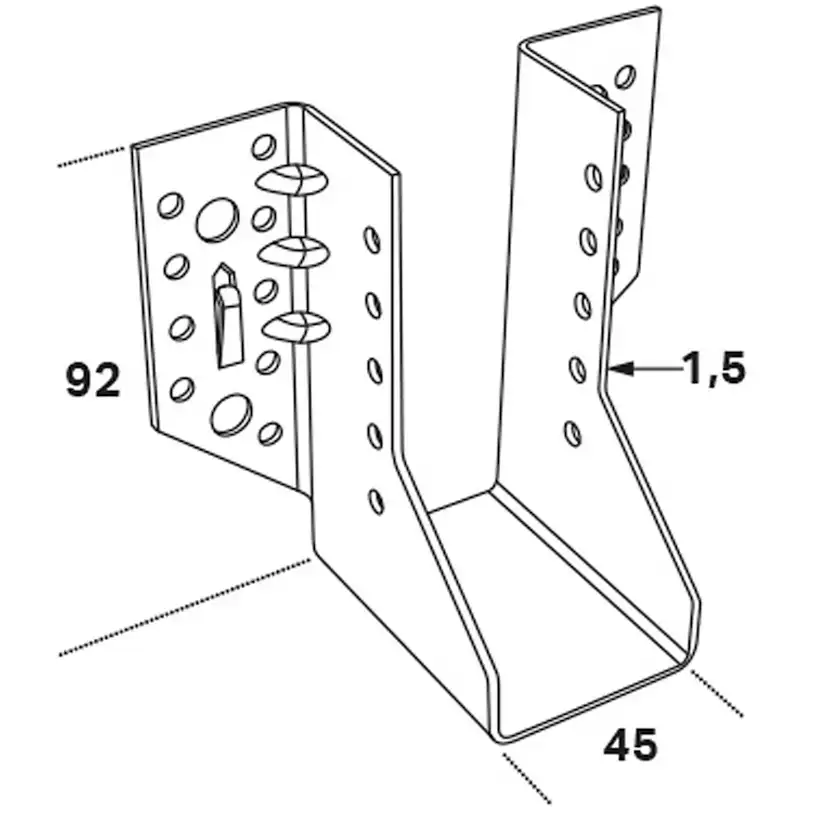 Balksko Jhr 45x92x1,5 45x92x1,5 mm