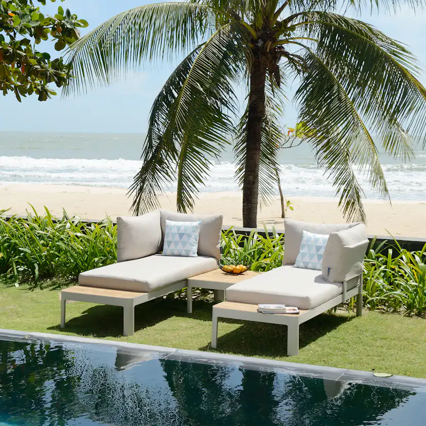 Loungegrupp LifestyleGarden Portals Light 4-sits Utomhus