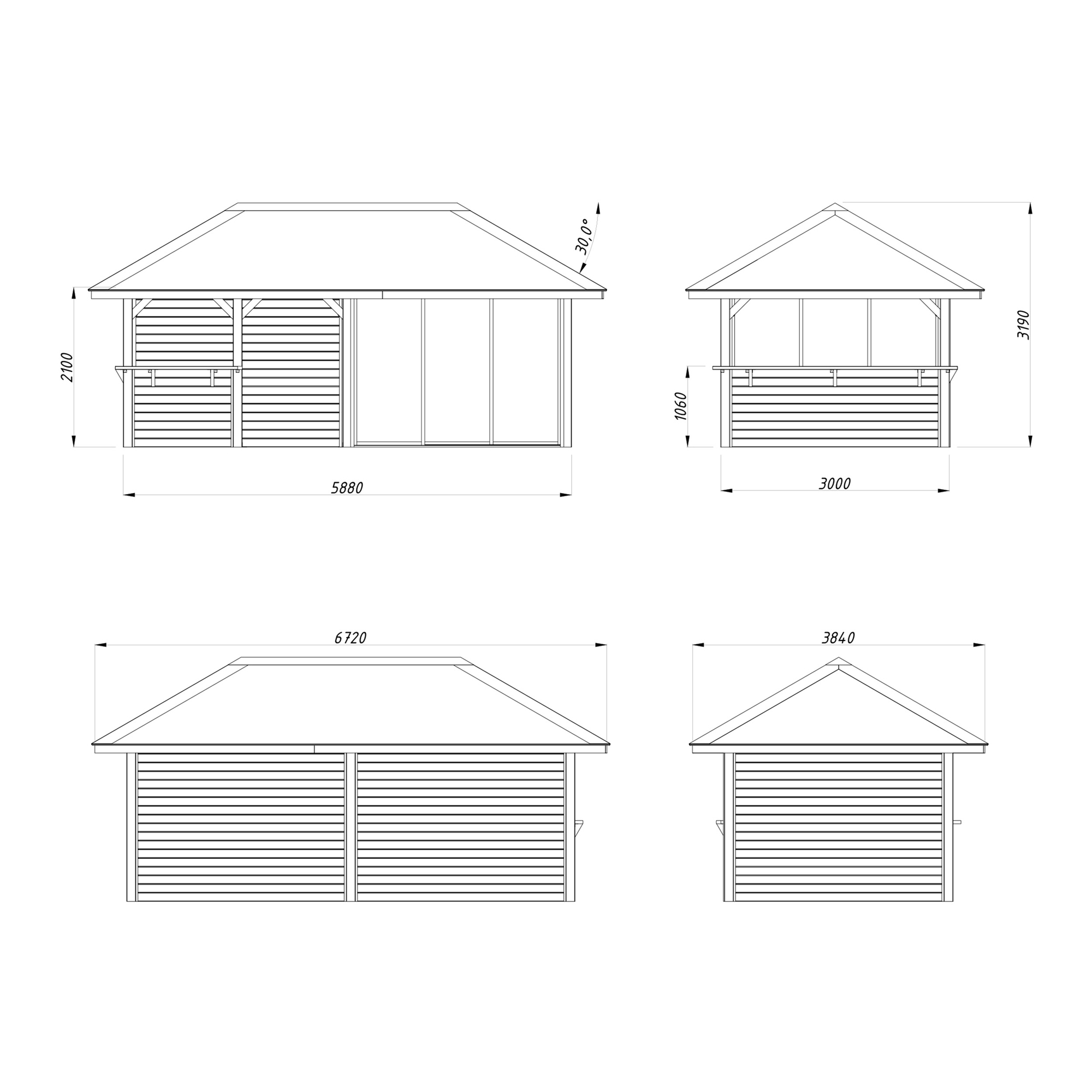 Uterum Palmako Bianca 16,6 m2 Set 207 Slide