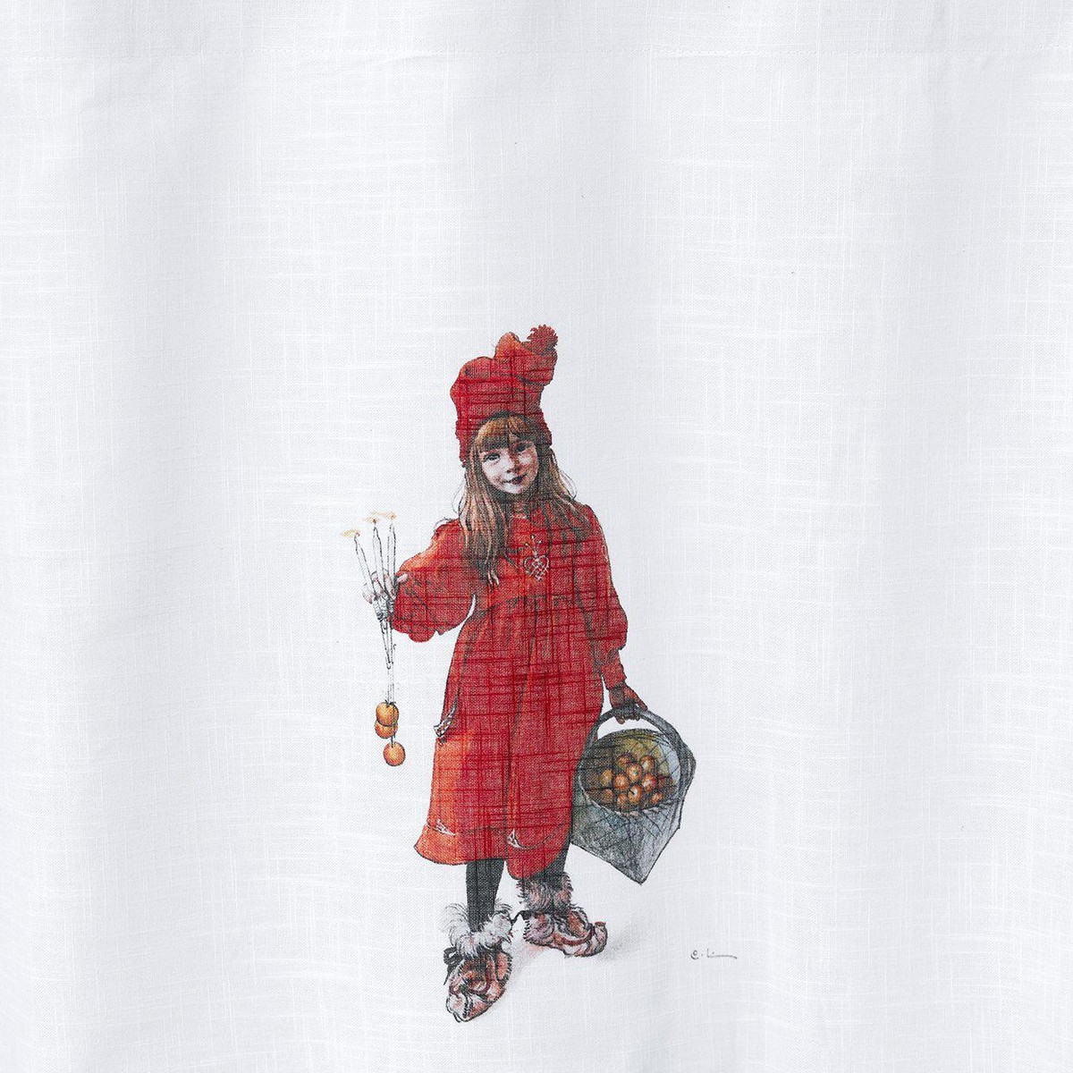 Gardinkappa Svanefors Carl Larsson