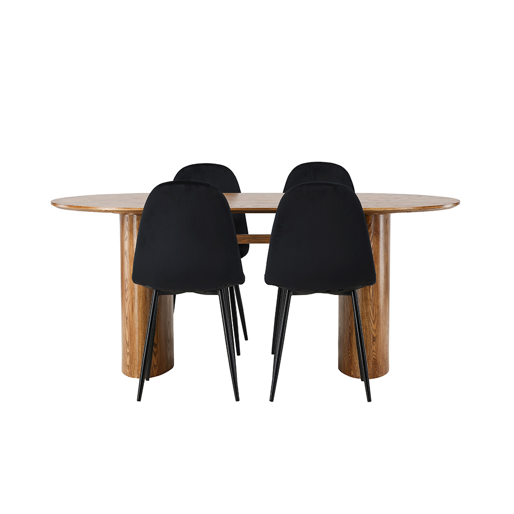 Matgrupp Venture Home Isolde med 4 Polar Stolar