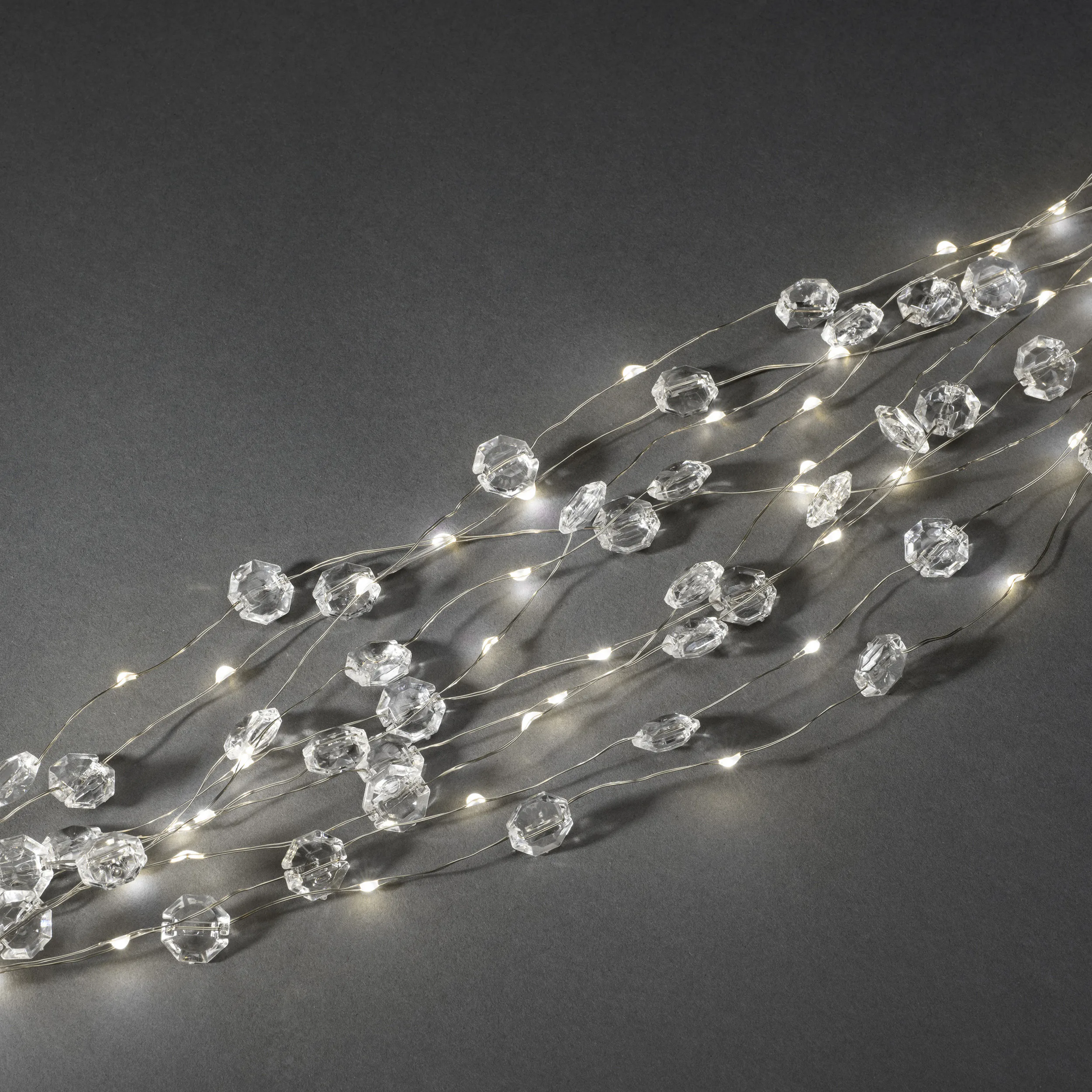 Slinga 200 varmvita LED 200L, Varmvit/Silver