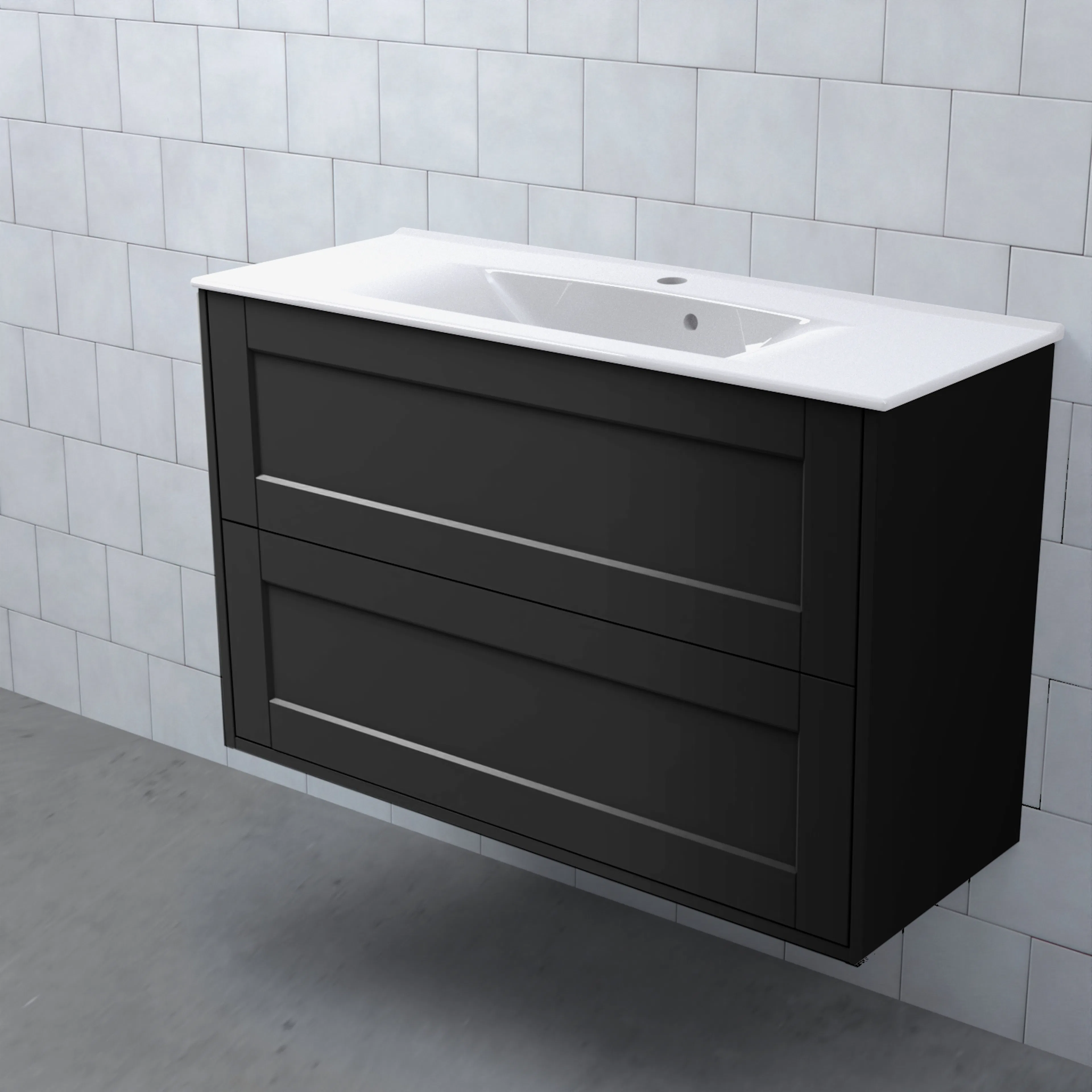 MEJDA Kommod Hög 90-35 Dälja Svart BxHXD: 898x572x365 mm, Dälja Svart