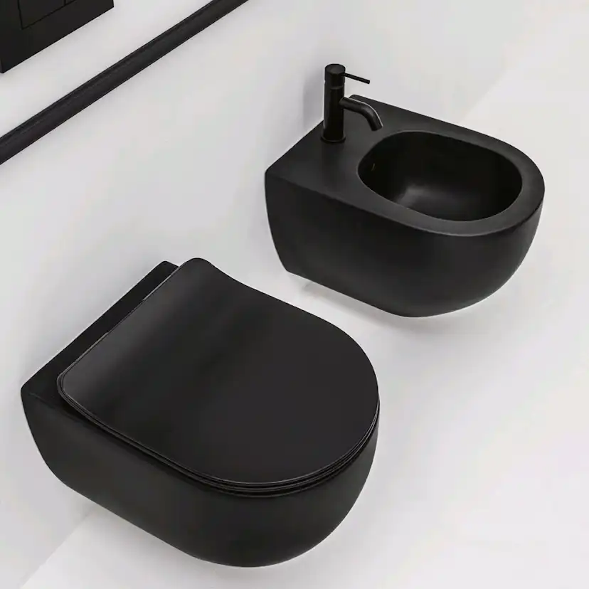 Toalettsits Lavabo Glomp Mini Slim Mjukstängande Hårdsits
