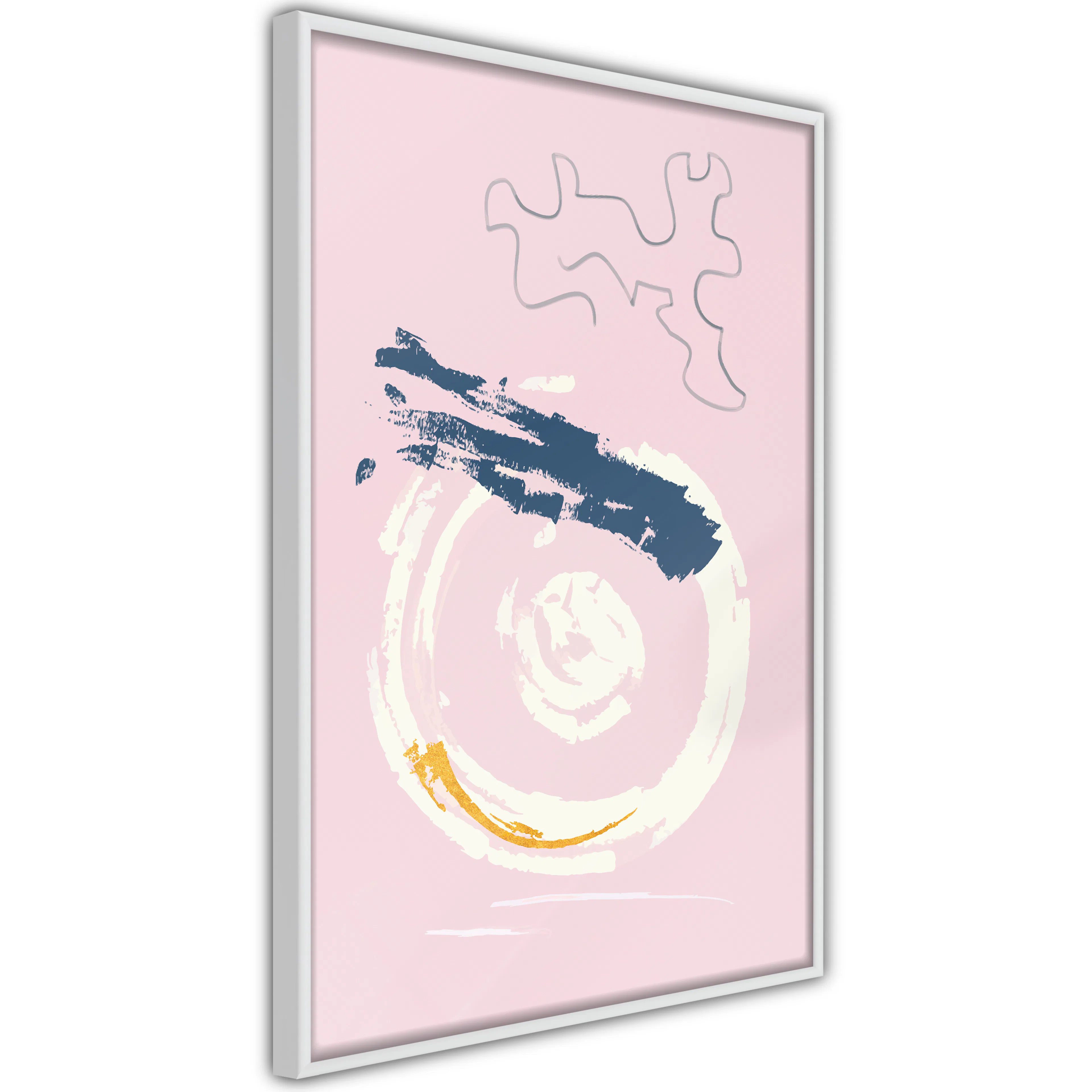 Poster Artgeist Affisch Pink Accent