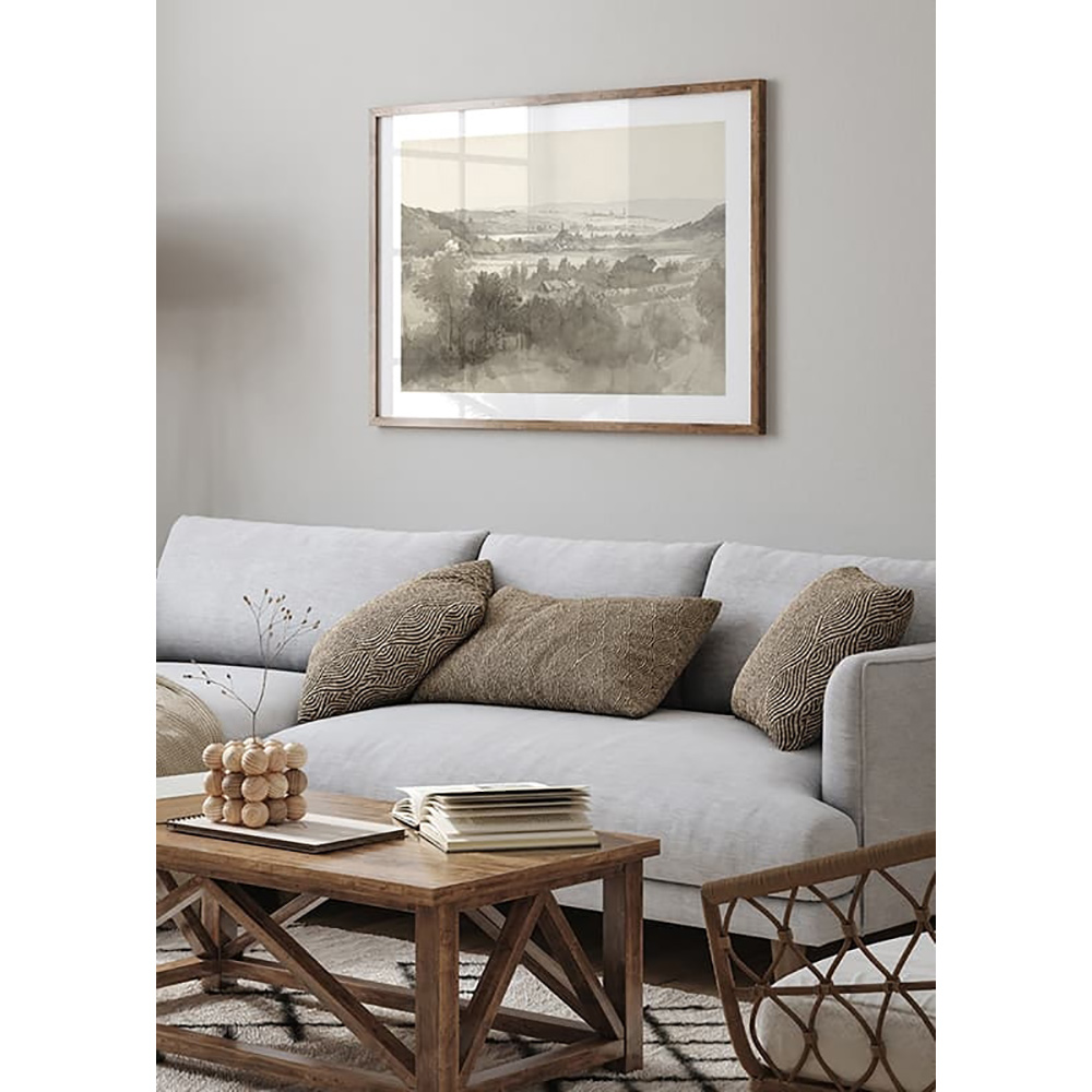 Poster Gallerix Gezicht Op Een Dal By Willem Bodeman