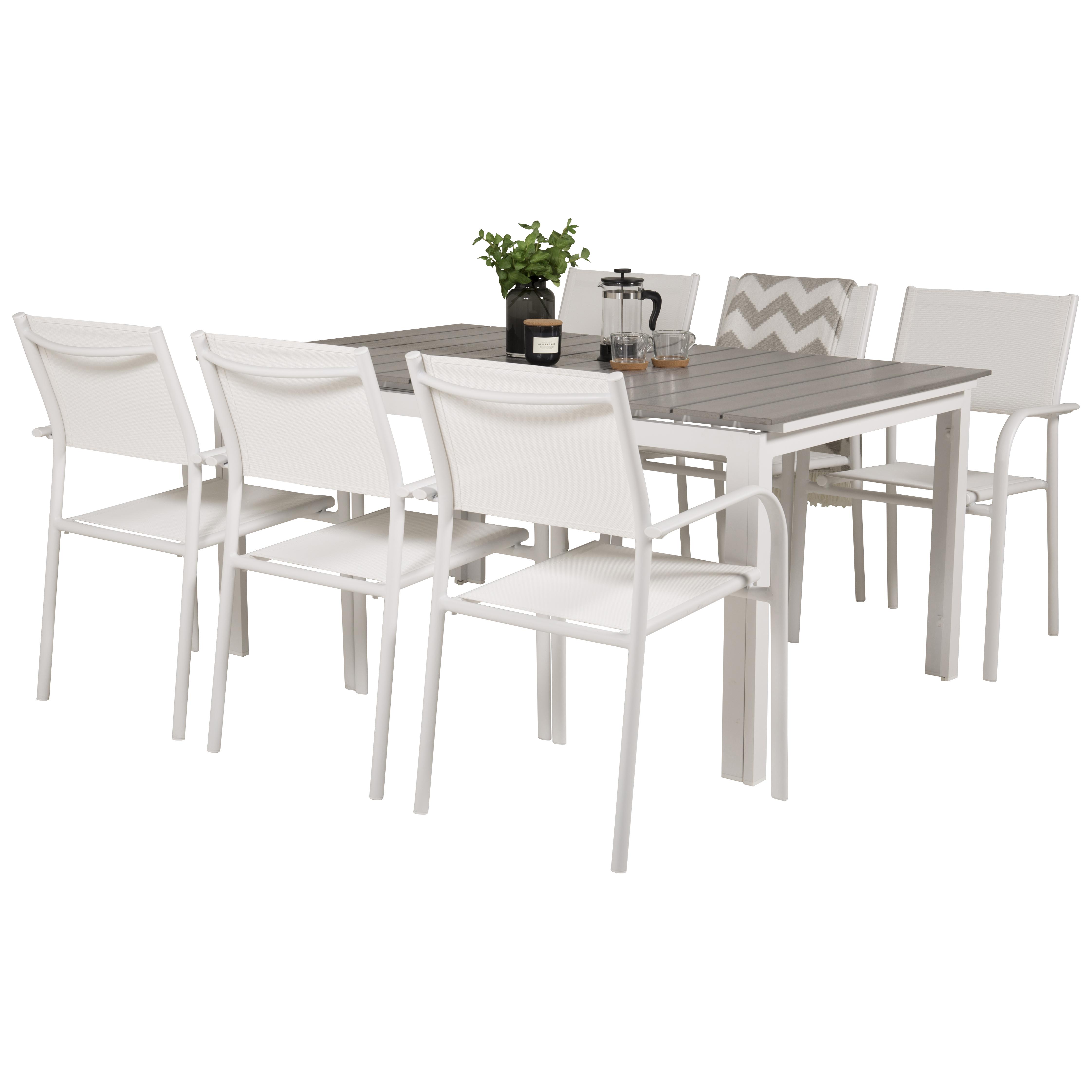 Matgrupp Venture Home Lova 160/240 med 6 Siri Matstolar