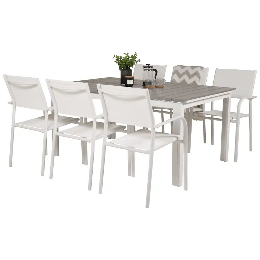 Matgrupp Venture Home Lova 160/240 med 6 Siri Matstolar