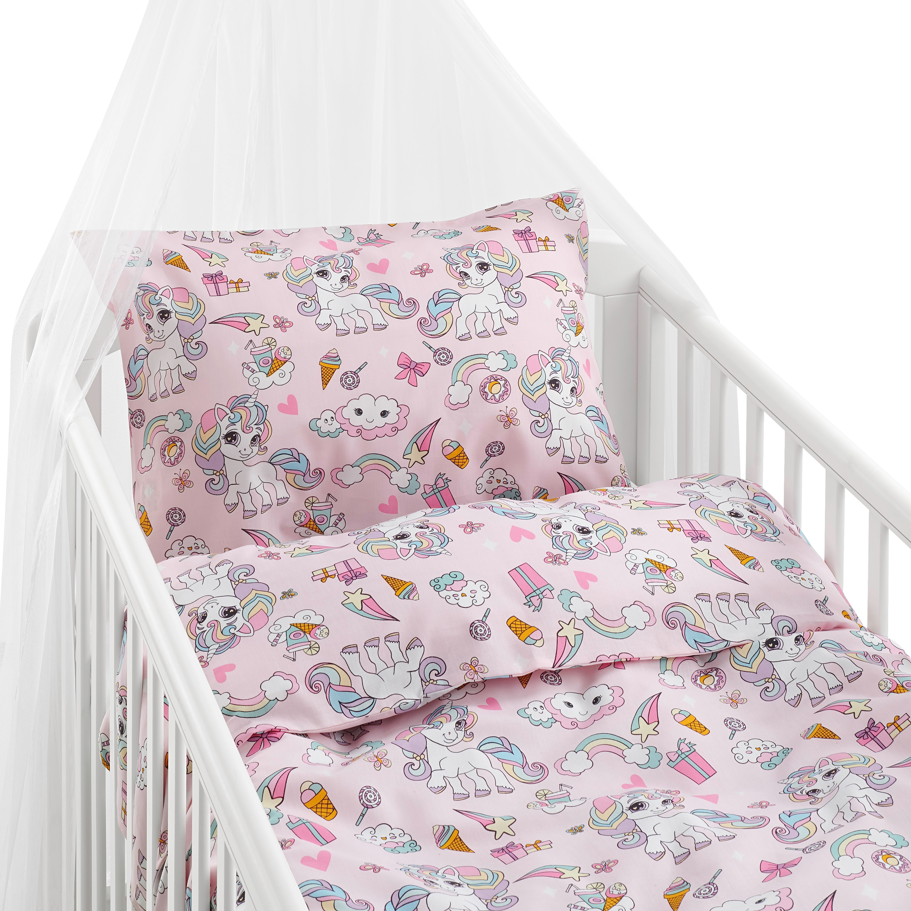 Påslakanset Borganäs of Sweden Enhörning Spjälsäng