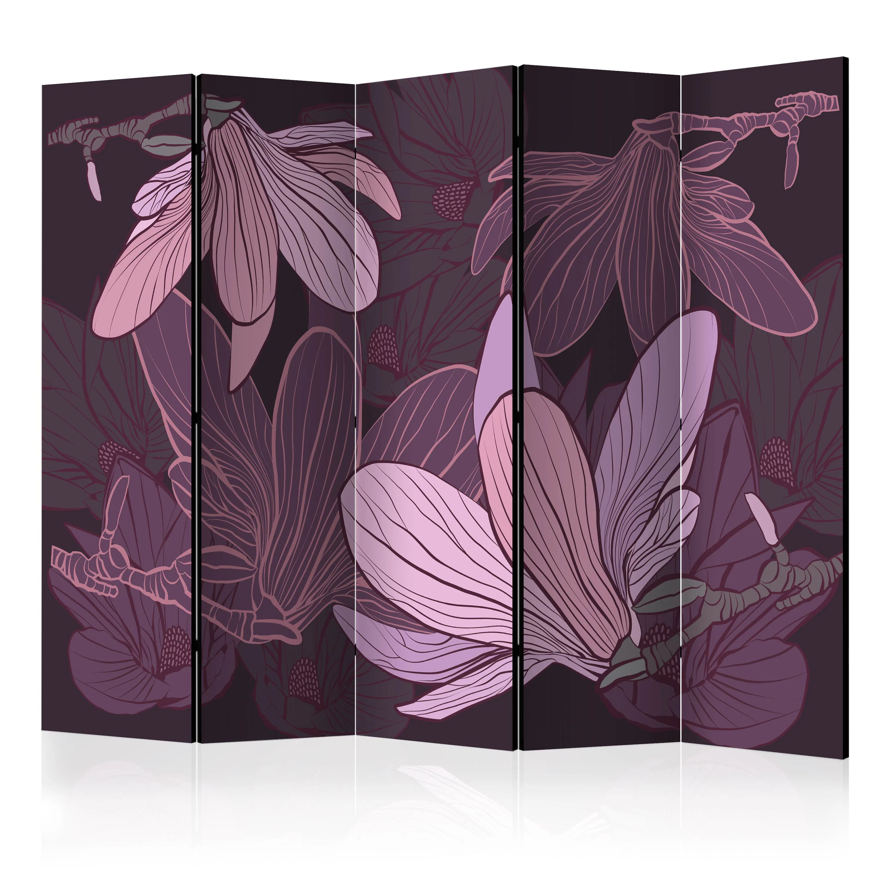 Rumsavdelare Skärmvägg Arkiio Dreamy Flowers II 225x172 cm