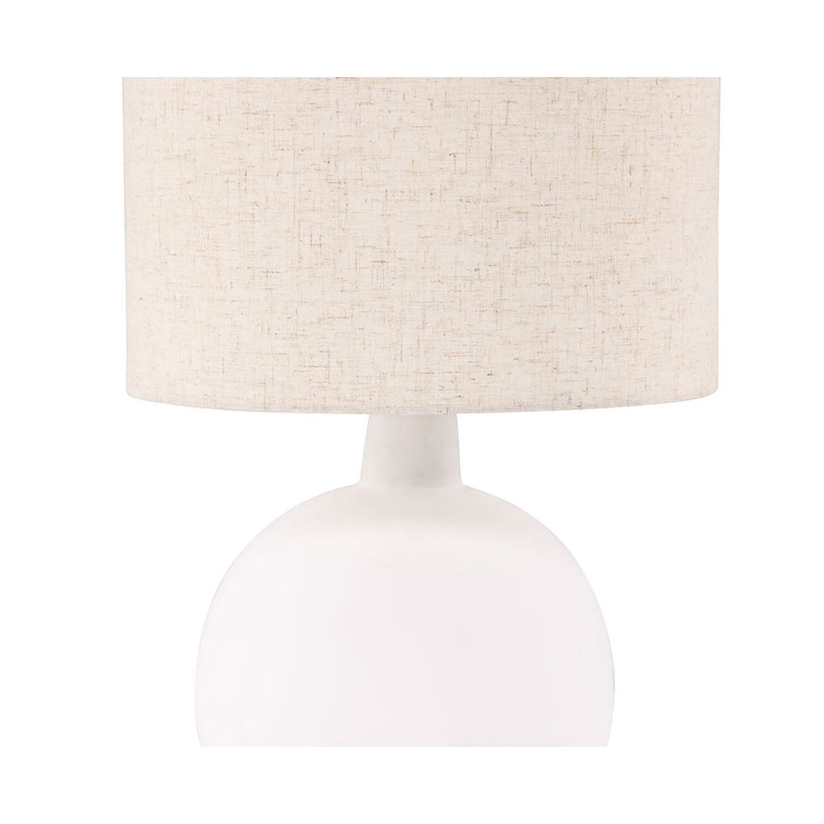 Torcello Table Lamp - Offwhite / Beige Ceramic/linen Beige/Vit